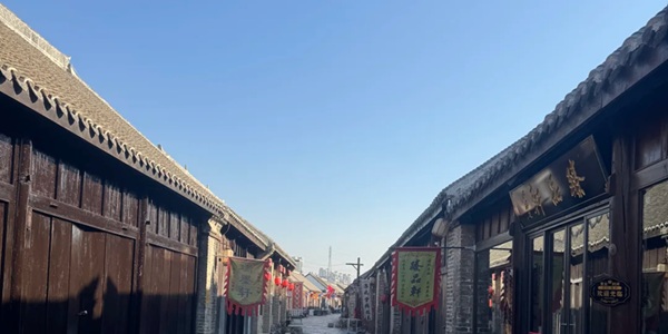 淮北濉溪县老城石板街景观