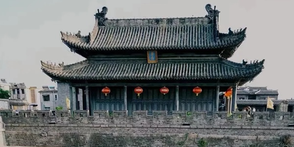 淮南寿县古城墙景观