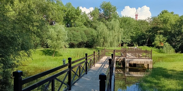 淮南田家庵区龙湖公园景观