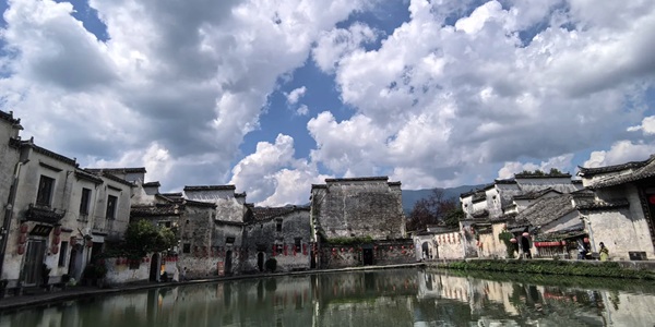 黄山黟县宏村景观