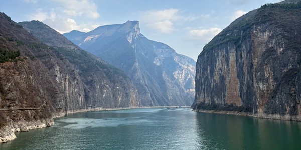 重庆奉节县夔门长江三峡