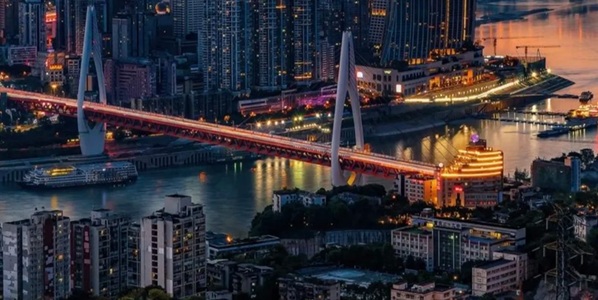 重庆南岸区南山夜景