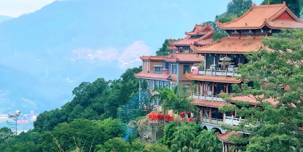 福清石竹山风景区全景图