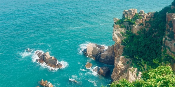 连江黄岐半岛海岸全景图