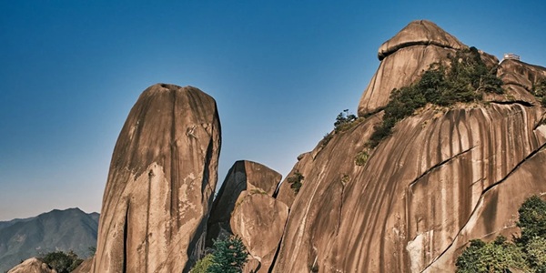 南平浦城浮盖山全景图