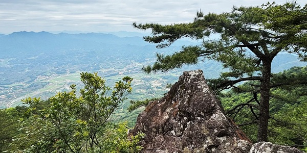 南平松溪湛庐山全景图