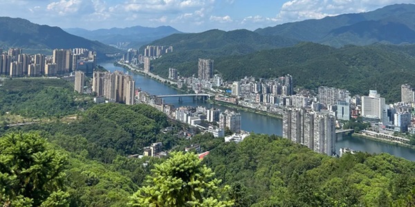 南平延平九峰山全景图
