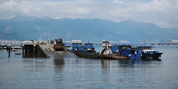 宁德蕉城三都澳全景图