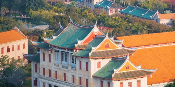 厦门集美学村嘉庚建筑群全景图