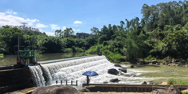 漳州长泰漂流全景图