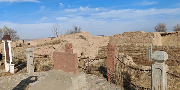 永昌县骊靬古城全景