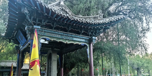 西汉酒泉胜迹景区全景