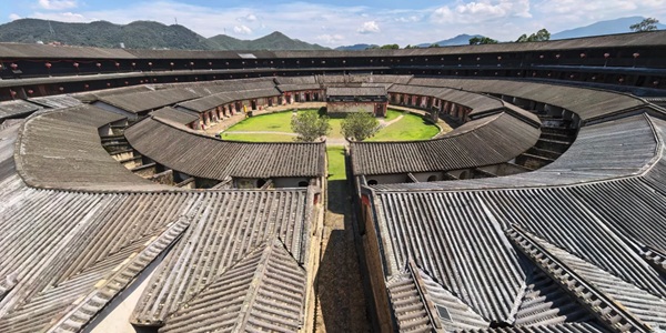 饶平道韵楼全景图