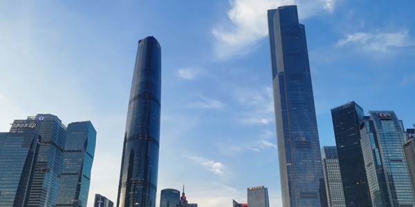 广州天河区珠江新城风光