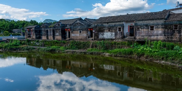 东源苏家围客家古村全景图