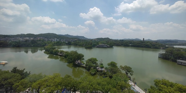 惠州西湖全景图