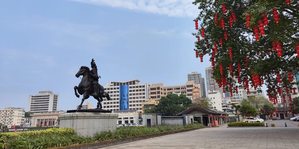 茂名高州区冼太庙古建筑风貌