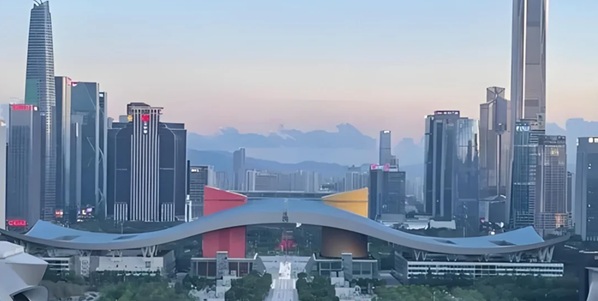 深圳福田区市民中心风光