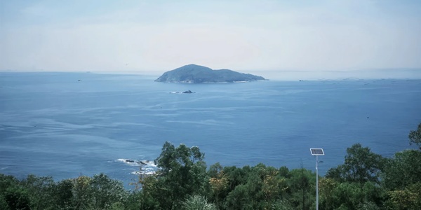 阳西沙扒湾全景图