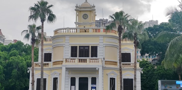 湛江霞山区法式风情街风景