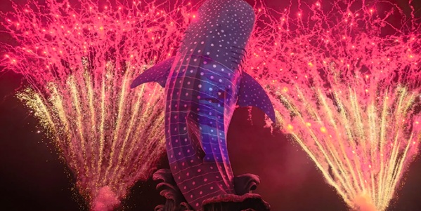 珠海横琴新区长隆海洋王国夜景