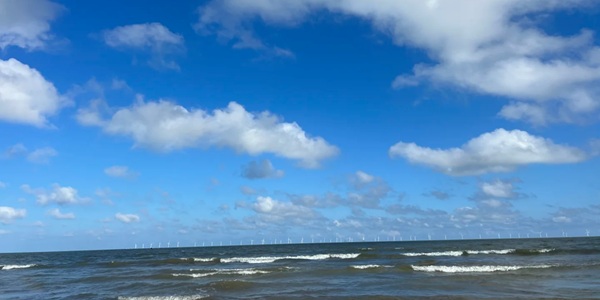 珠海金湾区金海滩海滨风光