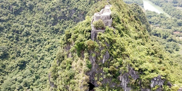 崇左龙州县小连城风光