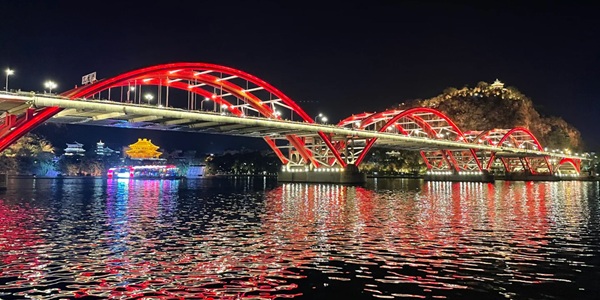 柳州城中区城市风光