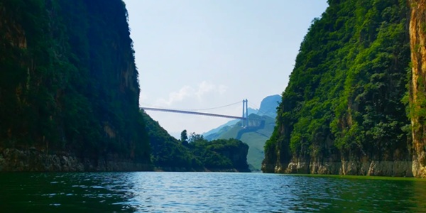 六枝特区牂牁江全景
