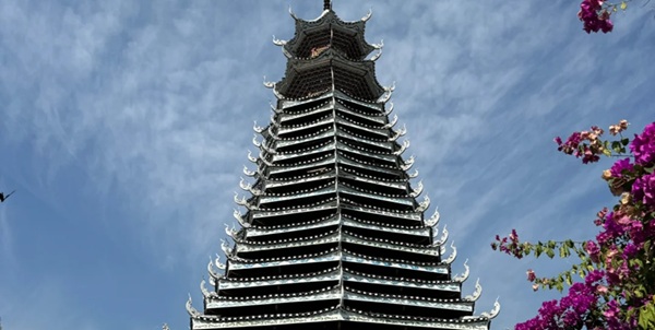 榕江县三宝侗寨全景