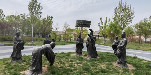 沧州市盐山县千童祠全景