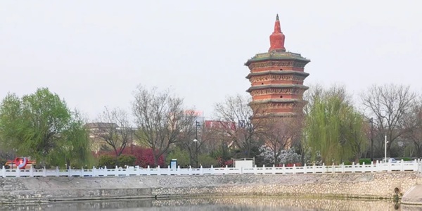 安阳文峰塔全景