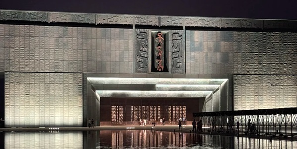 殷墟宫殿宗庙遗址全景