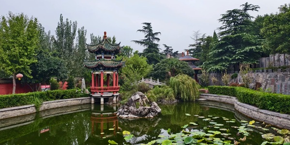 获嘉同盟山景区全景