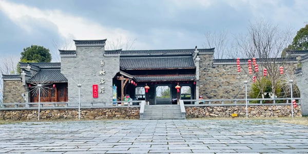 团风县红色文化广场全景