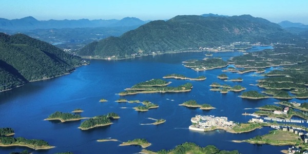 阳新仙岛湖千岛风光全景