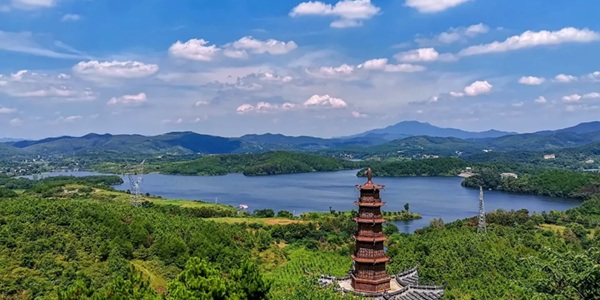 孝昌县观音湖风光