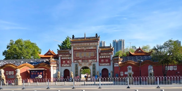 长沙开福区开福寺景观