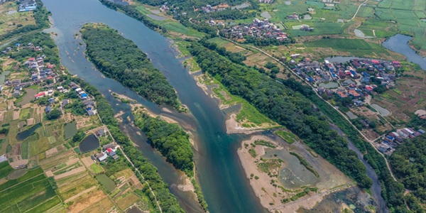 衡阳衡南县江口鸟洲景观