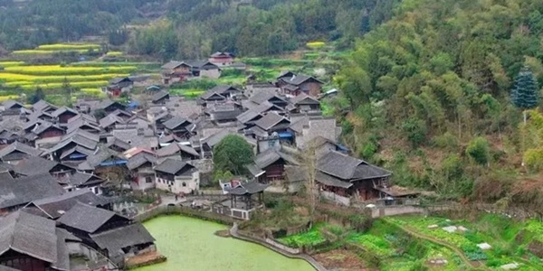 会同县高椅古村景观