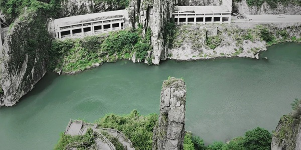 邵阳洞口县洞口塘景观