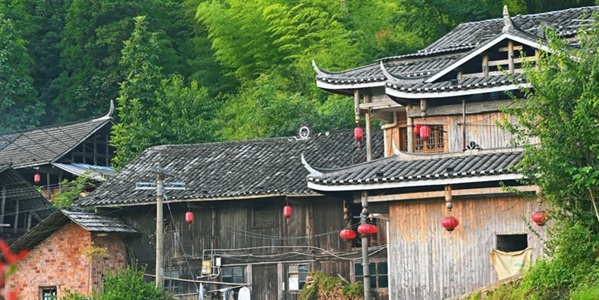 邵阳隆回县花瑶古寨景观