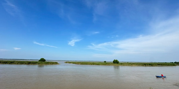 益阳沅江市洞庭湖风光