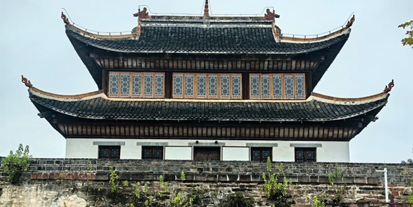 茶陵县南宋古城墙景观