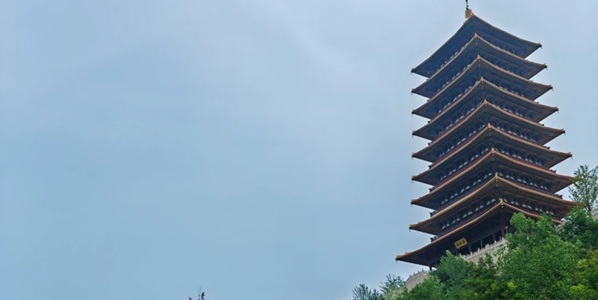 南京江宁区牛首山佛顶宫全景图