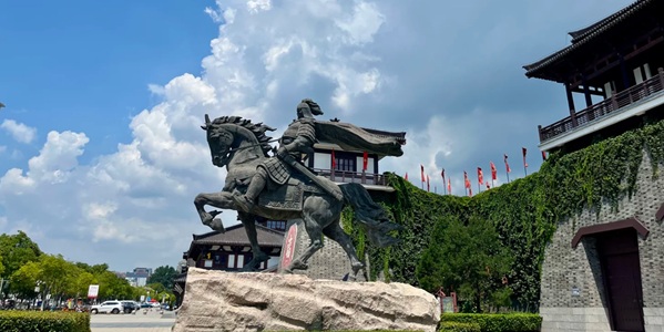 宿迁市宿城区项王故里景观图