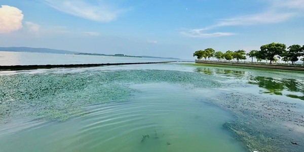 苏州吴中区太湖美景全景图