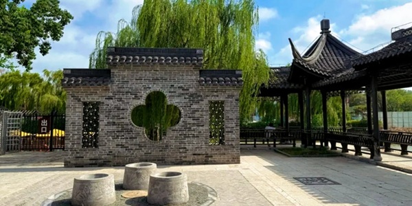 徐州新沂市窑湾古镇全景图