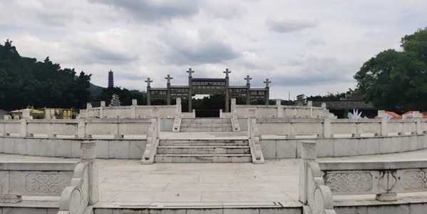 赣州赣县区客家文化城全景图