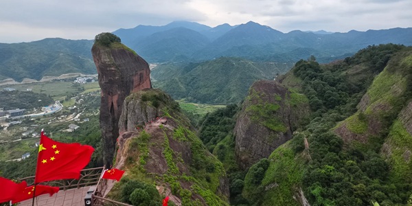 赣州石城县通天寨全景图